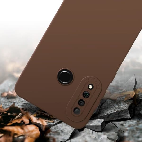 Skyddsfodral för Huawei P30 LITE i FLUID BRUN Stötsäker Skyddsfodral brun
