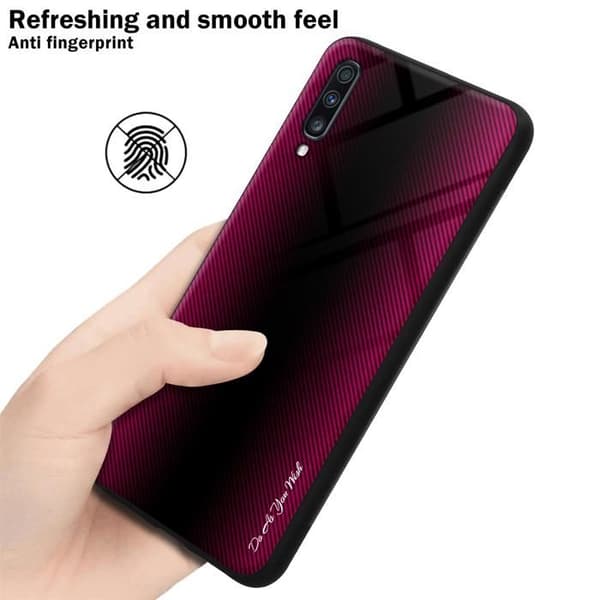 Skyddsfodral för Samsung Galaxy A70 / A70s CRAMIN ROSE Stötskydd Ros