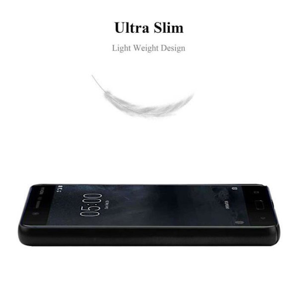 Coque - CADORABO - Nokia 3 2017 - Metallisk - Stötskydd - Elegant design Svart