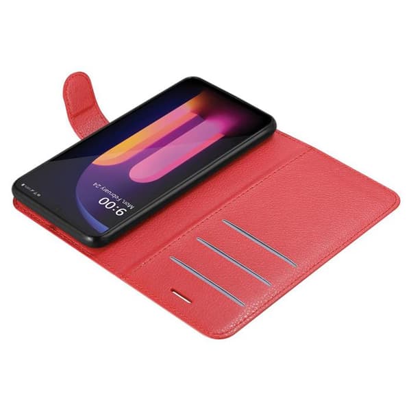 Etui för LG V60 ThinQ i KIRSCHRÖD Röd