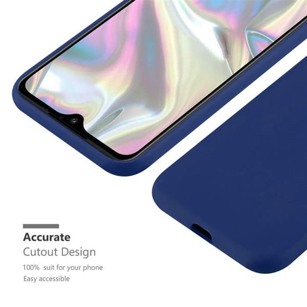 Skyddsfodral för Samsung Galaxy A70e CANDY MÖRKBLEU Stötskydd Silikon Blå
