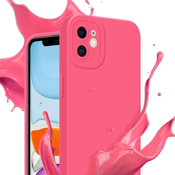 Skyddsfodral för iPhone 12 i FLUID RÖD Stötsäker Röd