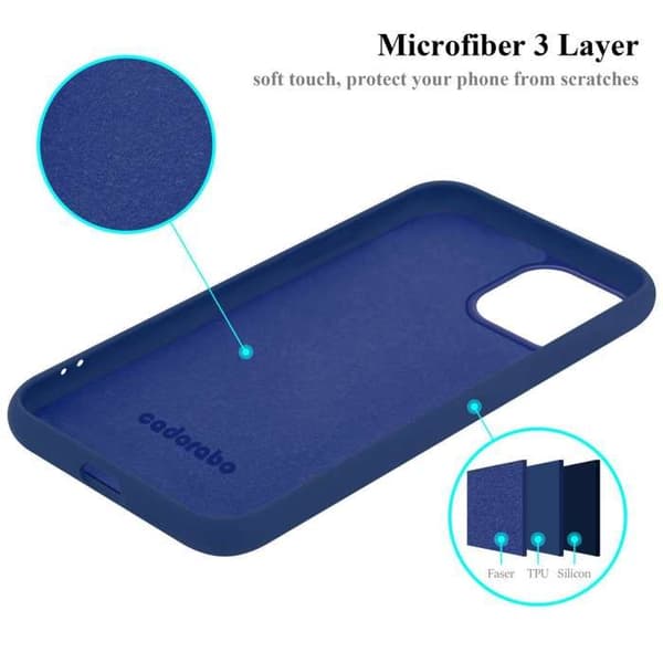 Skal för iPhone 15 PLUS Stötabsorberande i LIQUID BLUE Blå