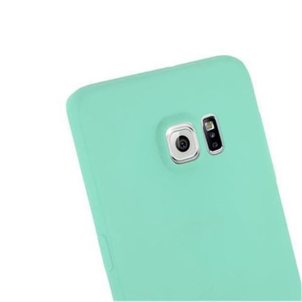 Skyddsfodral för Samsung Galaxy S6 EDGE CANDY BLÅ Stötabsorberande Silikon Blå