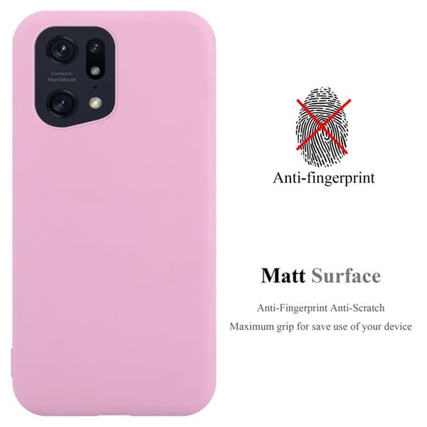Skyddsfodral för Oppo FIND X5 PRO CANDY ROSE VIF Stötsäker Silikon Ros