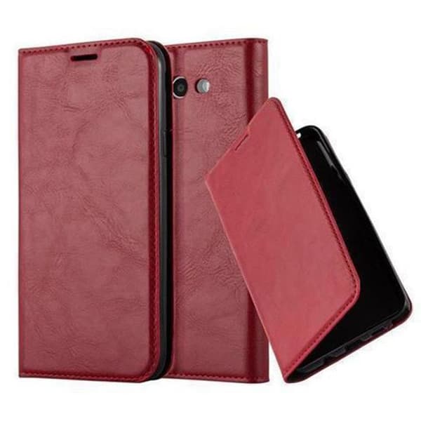Etui för Samsung Galaxy J7 2017 US Version Fodral i ÄPPLE RÖD Röd