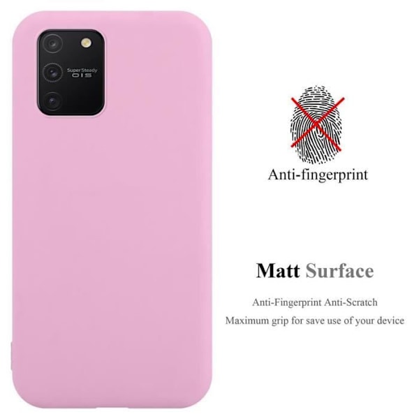 Coque - CADORABO - Samsung Galaxy A91 / S10 LITE / M80s - Silikon TPU - Candy Rose Vif - Stötskydd Candy Hot Pink