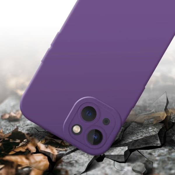 Skyddsfodral för iPhone 14 i FLUID VIOLET MAT Stötsäker Violett