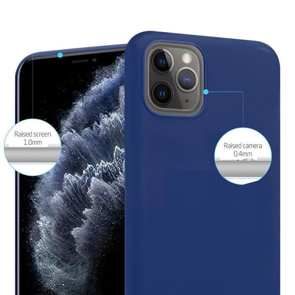 iPhone 13 MINI CANDY MÖRKBLOMMA Skydd Antichock Silikon Blå