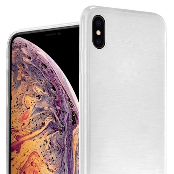 Skyddsskal - CADORABO - Apple iPhone XS MAX - Silikon TPU - Ultra-tunn - Stötsäker Grå