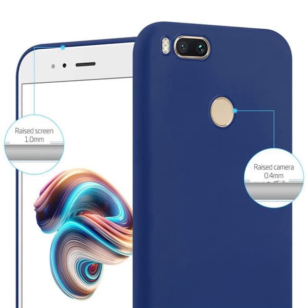 Skyddsfodral för Xiaomi Mi A1 / Mi 5X CANDY MÖRKBLEU Stötskydd Silikon Blå