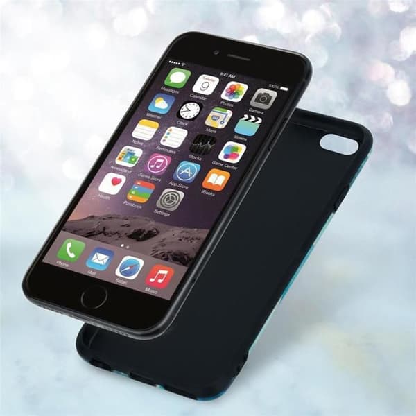 Skal för iPhone 6 PLUS / 6S PLUS i Blå Marmor Våg Nr. 13 Skyddsetui Blå