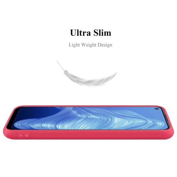 Skyddsskal för Realme 7 5G CANDY RÖD Stötsäker Silikon Röd