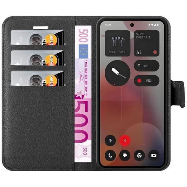 Etui för Nothing Phone 3a i JET BLACK Svart