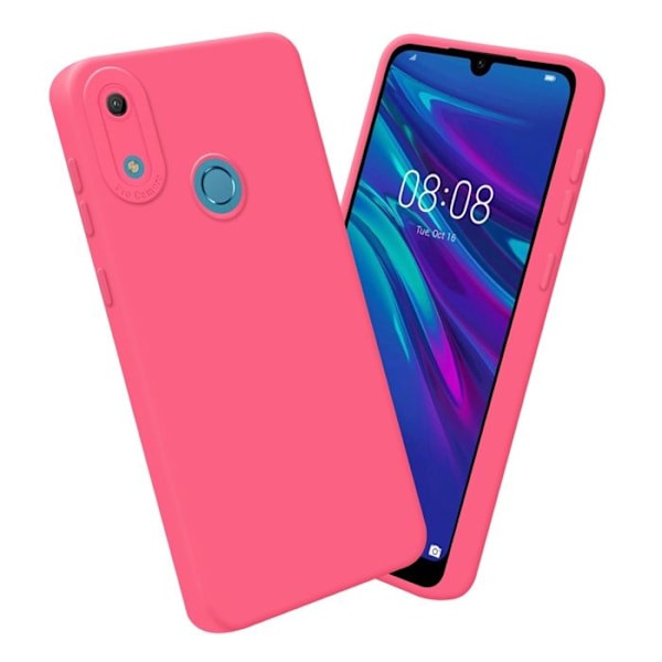 Coque för Huawei Y6 2019 i FLUID RÖD Fodral Etui Case Cover i flexibel TPU-silikon Skydd Röd