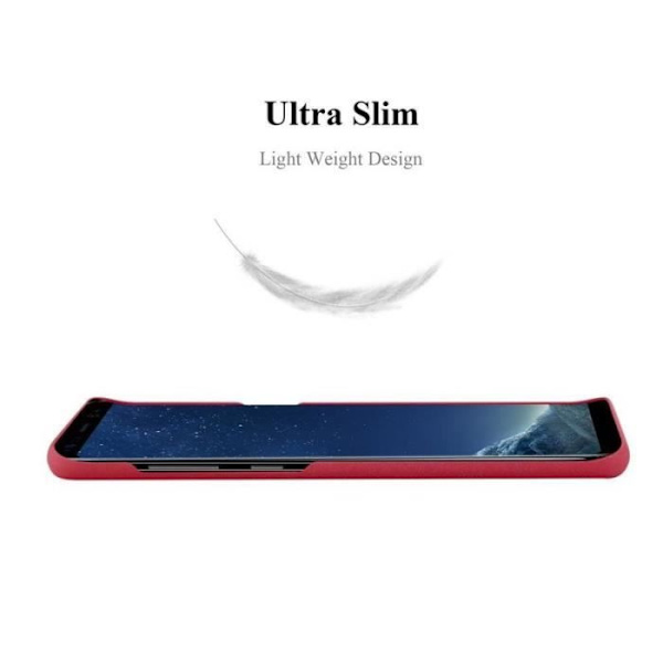 Cadorabo Fodral till Samsung Galaxy S8 PLUS i FROSTIG RÖTT