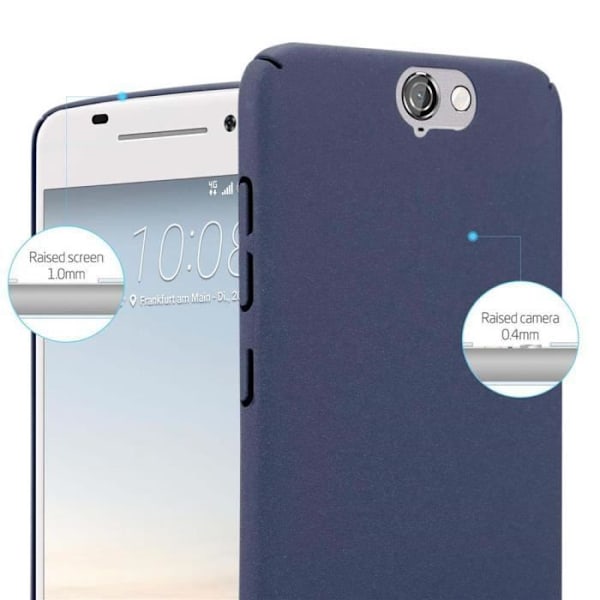 Coque - CADORABO - HTC ONE A9 - Stötskydd - Frostad Design - Färg Frosty Blå Frostig blå