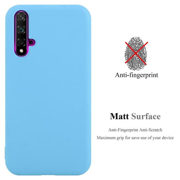 Skyddsfodral för Huawei NOVA 5 / 5 PRO CANDY BLÅ Stötabsorberande Silikon Blå