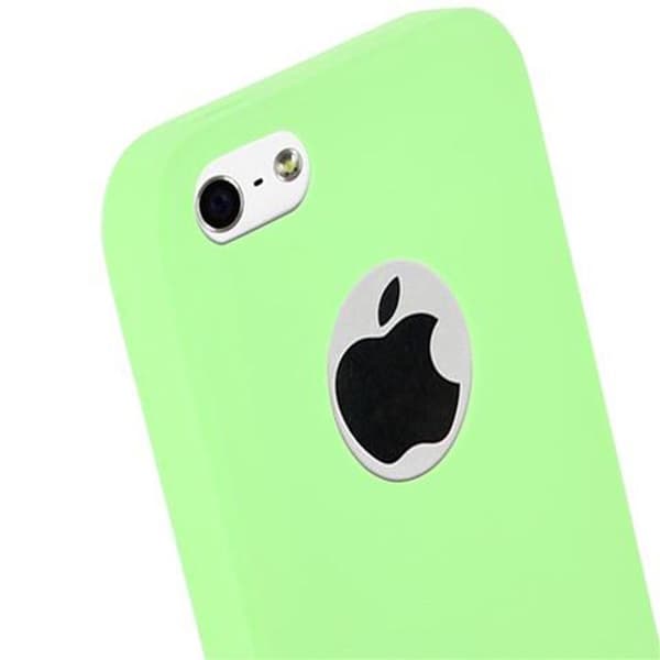 Skal för iPhone 5 / 5S / SE 2016 CANDY GRÖN PASTELL Stötsäker Silikon Grön