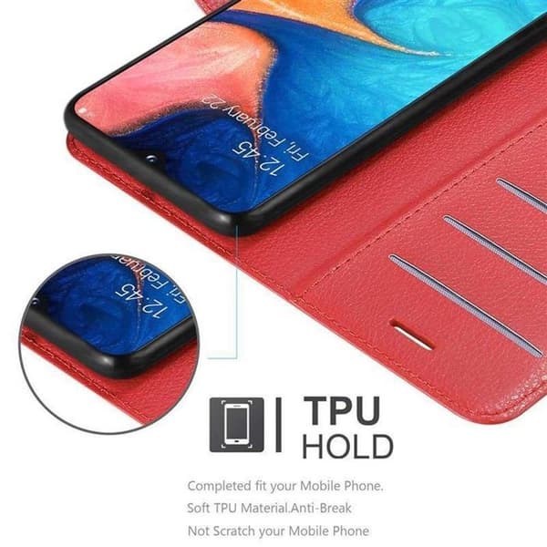 Fodral för Samsung Galaxy A10e / A20e i KIRSCHRÖD Röd