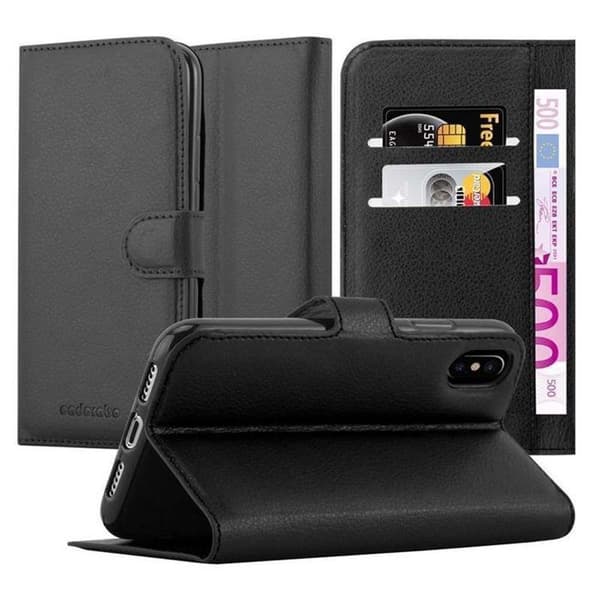Etui för iPhone XS MAX i JET BLACK Svart