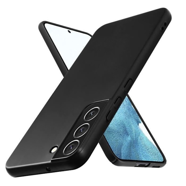 Coque - CADORABO - Samsung Galaxy S22 PLUS - Metallisk Svart - Stötsäker - Elegant Design Svart