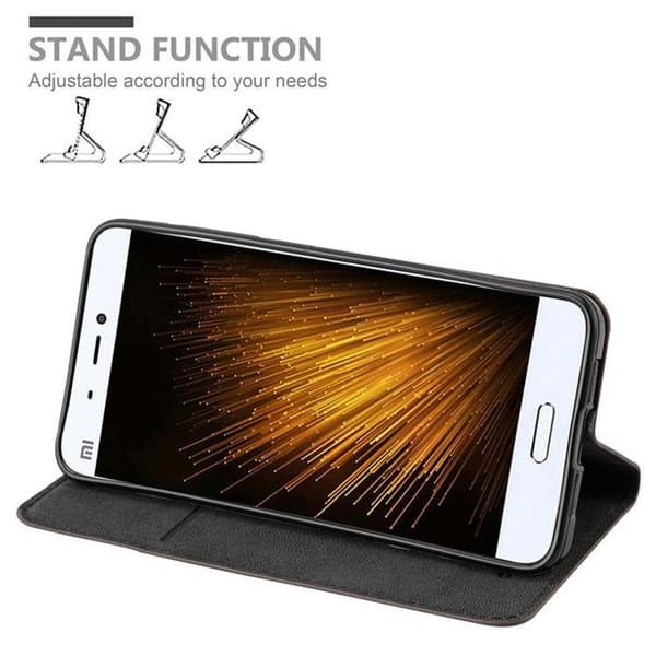 Fodral för Xiaomi Mi 5 i MÖRK BRUN brun
