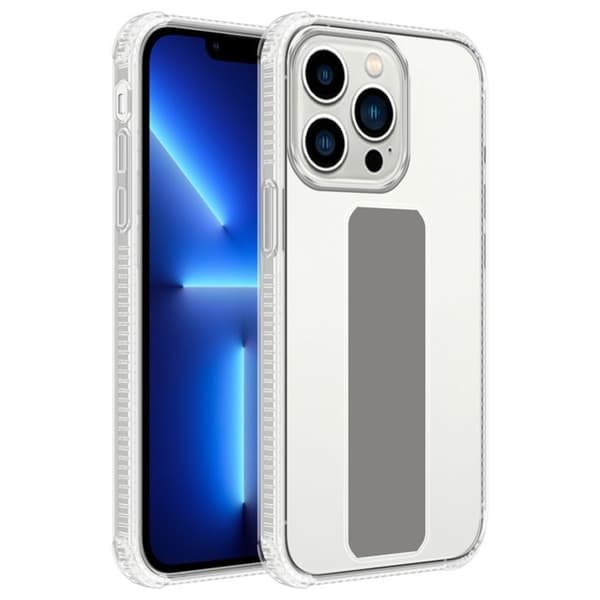 iPhone 12 / 12 PRO GRÅ skal med stöd och ställfunktion Grå