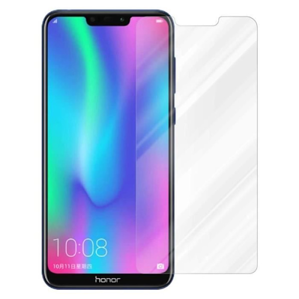 Skärmskyddsfilm - CADORABO - Honor 8C - Härdat glas - Reptålig - 0,3 mm tjock Vit