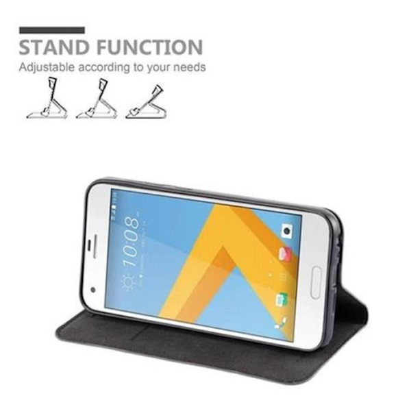 HTC ONE A9S Fodral i COFFEE BROWN från Cadorabo (INVISIBLE MAGNETIC CLOSURE Design) Helt skyddsfodral med Flip Flip