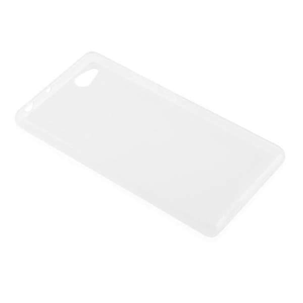 Transparent stötsäker silikonfodral för ZTE Nubia Z9 MAX Vit