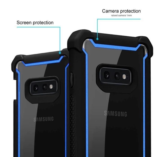 Coque - CADORABO - Samsung Galaxy S10e - 2-i-1 - Skockskydd - Elegant Design Blå