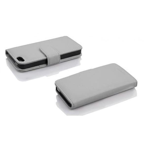 Fodral för iPhone 5C Med flip i VIT MAGNESIUM Plånboks skydd Vit