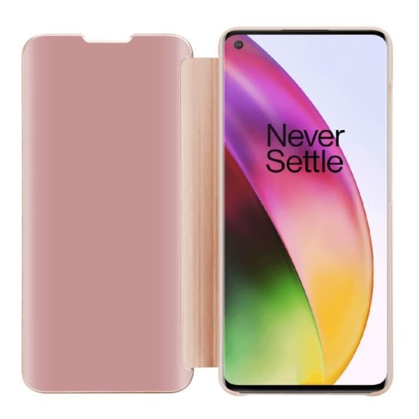 Coque - CADORABO - OnePlus 8 - KUNZIT ROSE - Clear View - Skydd 360 grader Rosa