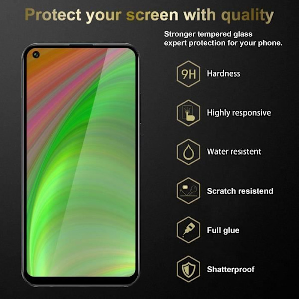 Cadorabo helskärmsskydd till Motorola One Action in - Härdat skärmskyddsglas (härdat) Transparent