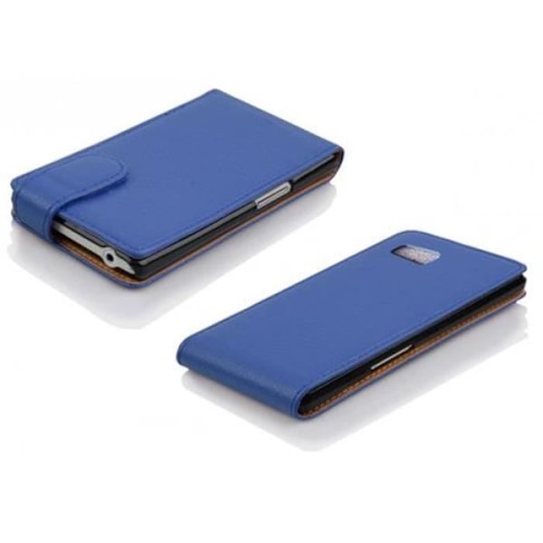 Cadorabo Fodral Fodral för > HTC DESIRE 600 < i Flip Style Fodral Fodral Bumper Wallet i CELESTIAL BLUE