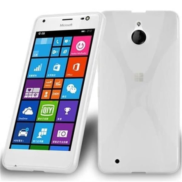 Nokia Lumia 850 fodral - CADORABO - X-Line - Ultra Slim - Semi transparent Halvtransparent