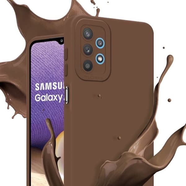 Skyddsfodral för Samsung Galaxy A32 5G i FLUID BRUN Stötsäker brun