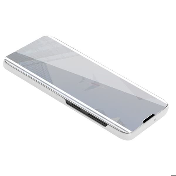 Skyddsfodral för Samsung Galaxy A20s i AGAT SILVER med spegel Grå