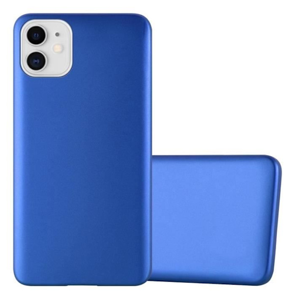 Coque - CADORABO - iPhone 11 - METALLISKT BLÅ - Skydd i Silikon TPU - Tunn och Lätt Design METALLISK BLÅ