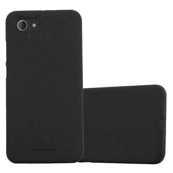 Coque - CADORABO - Sony Xperia E3 - Silikon TPU - Stötskydd - Tunn och lätt design Frost Svart
