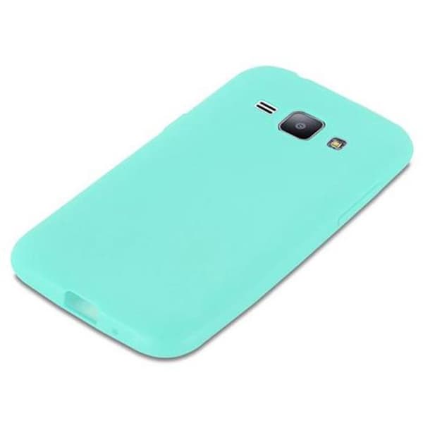 Skyddsfodral för Samsung Galaxy J1 2015 CANDY BLÅ Stötskydd Silikon Blå
