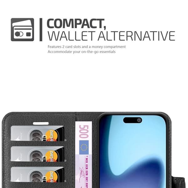 Etui för iPhone 17 i JETSVART Svart