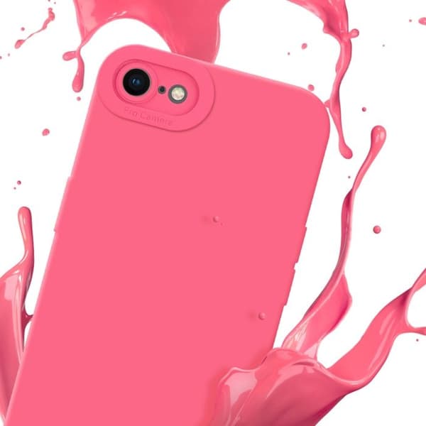 Skyddsfodral för iPhone 7 / 7S / 8 / SE 2020 i FLUID RÖD Stötsäker