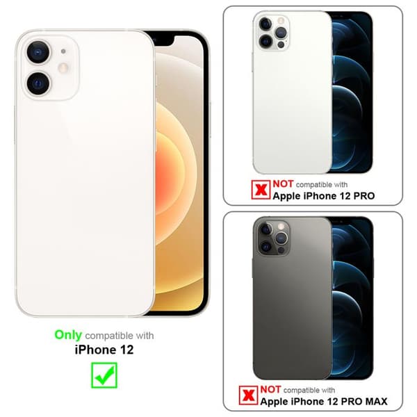 iPhone 12 Fodral Grå Sand Skydd Grå