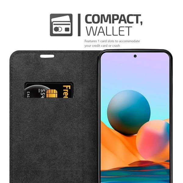Fodral för Xiaomi RedMi NOTE 10 4G / RedMi NOTE 10S i TITAN GRÅ Grå