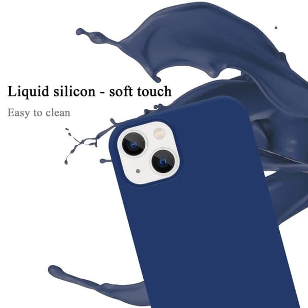 Skal för iPhone 14 PLUS Stötabsorberande i LIQUID BLUE Blå
