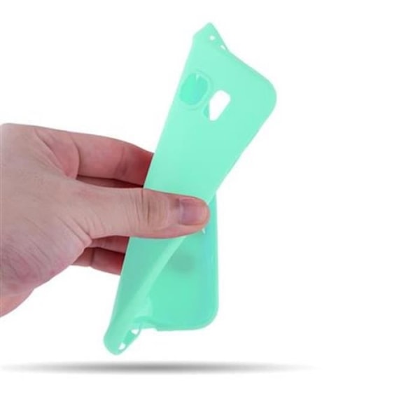 Samsung Galaxy S6-fodral i CANDY BLUE från Cadorabo - Ultratunt mjukt silikon TPU-gelskydd med anti-chock Blå