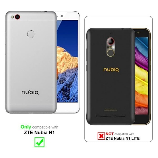 Coque - CADORABO - ZTE Nubia N1 - Kaffebrun - Ultra Tunn - Magnetisk Stängning kaffe brunt