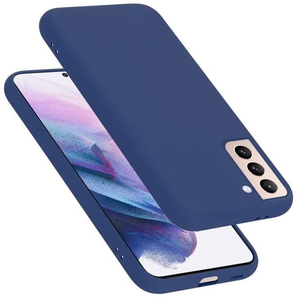 Skyddande stötsäker skal för Samsung Galaxy S21 PLUS i LIQUID BLUE Blå